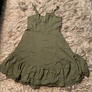 Green dress